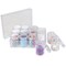 Everything Mary Clear Bead Organizer with 12 Removable Jars – Portable Storage for Jewelry, Diamond Art, and Small Craft Supplies